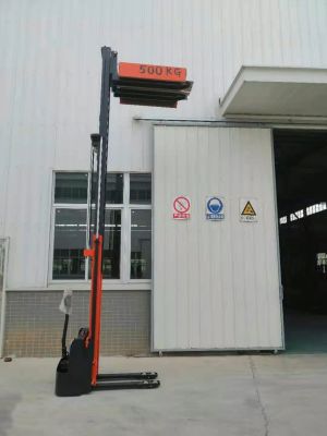 Empileur électrique de palette de fer et d'entrepôt de feuille de plastique d'Onen de batterie au plomb de Jiangmen